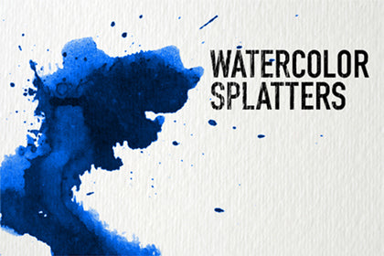 Free Watercolor Splatter Texture