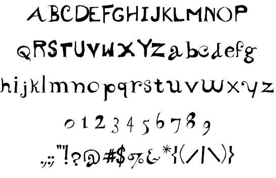 Free Carrick Dancing Font