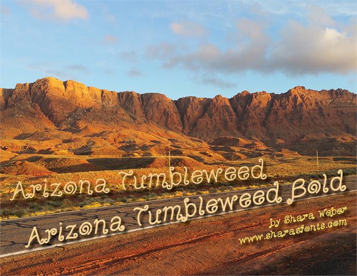 Free ArizonaTumbleweedBold Font