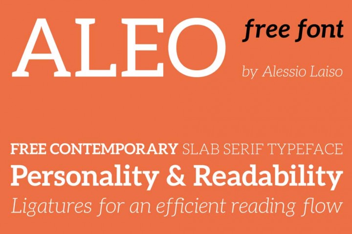 Free Font Aleo Family