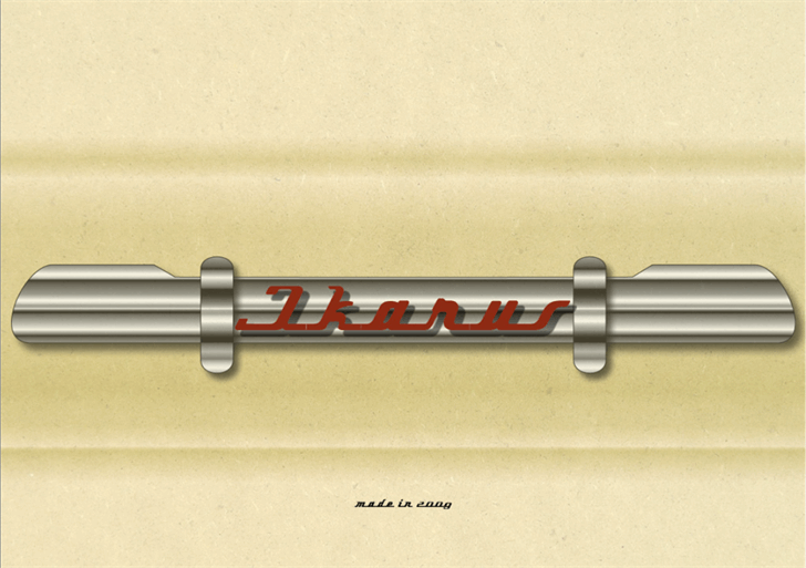 Free Ikarus BUS Font