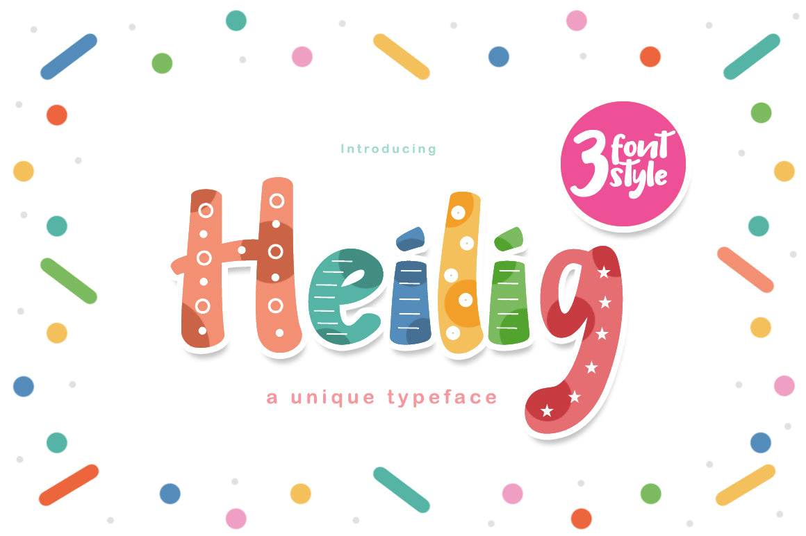 Free Heilig Display 3 Font