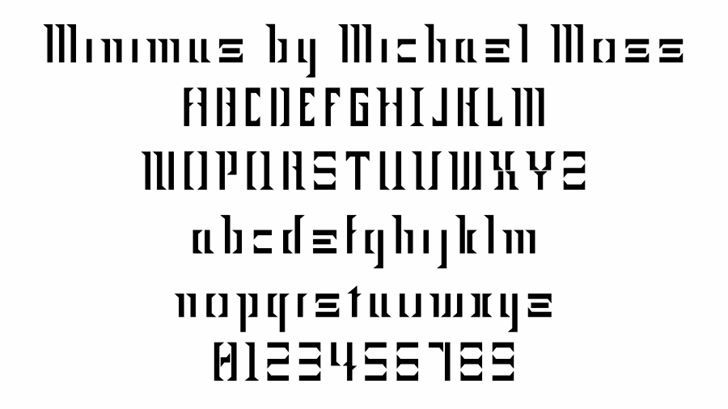 Free Minimus Font