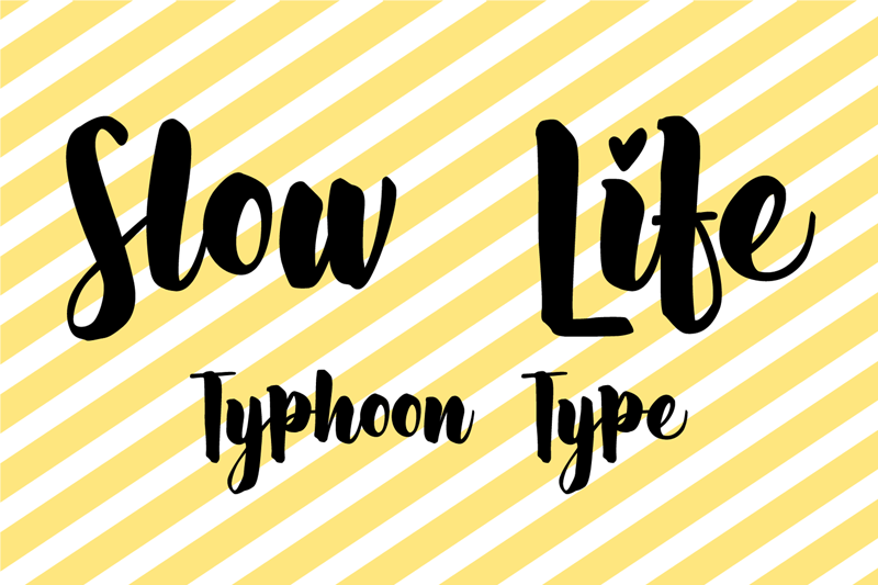 Free Slow Life Font