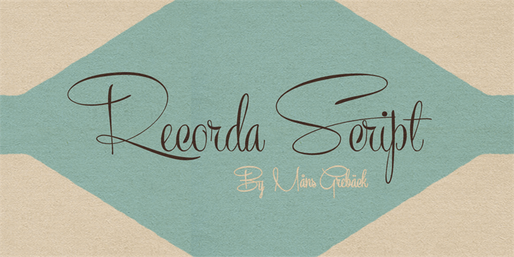 Free Recorda Script Onl Font