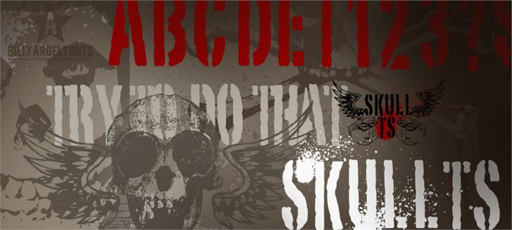 Free SKULL TS 2 Font