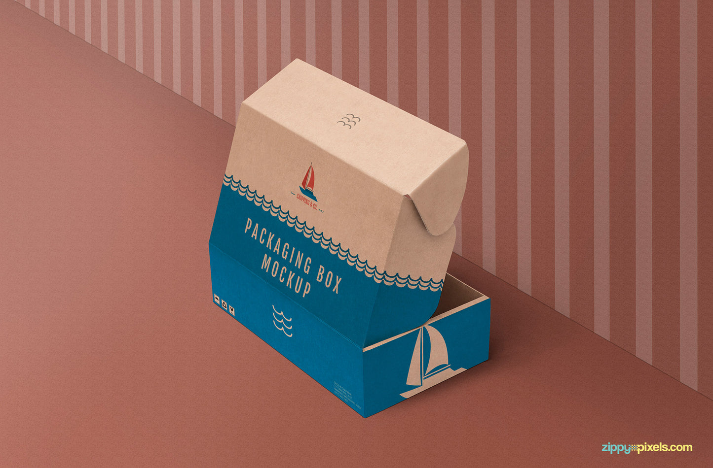 Free Product Box Mockup
