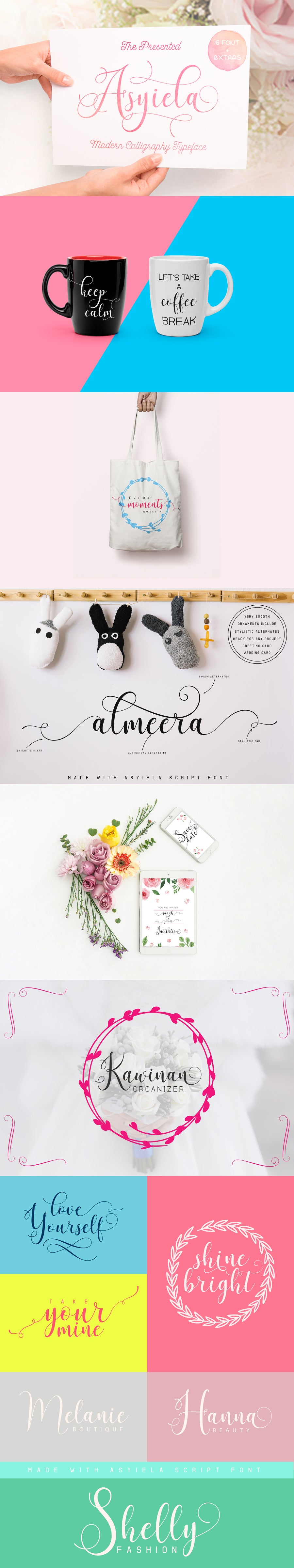 Free Asyiela Script Font Demo