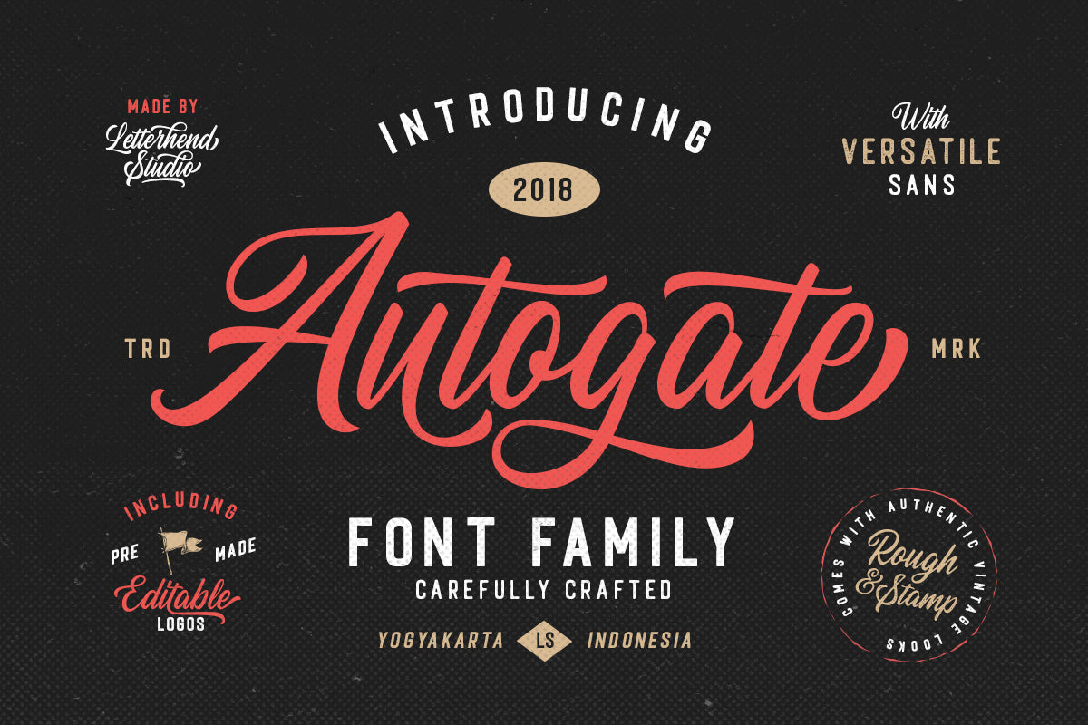 Free Autogate Script Font