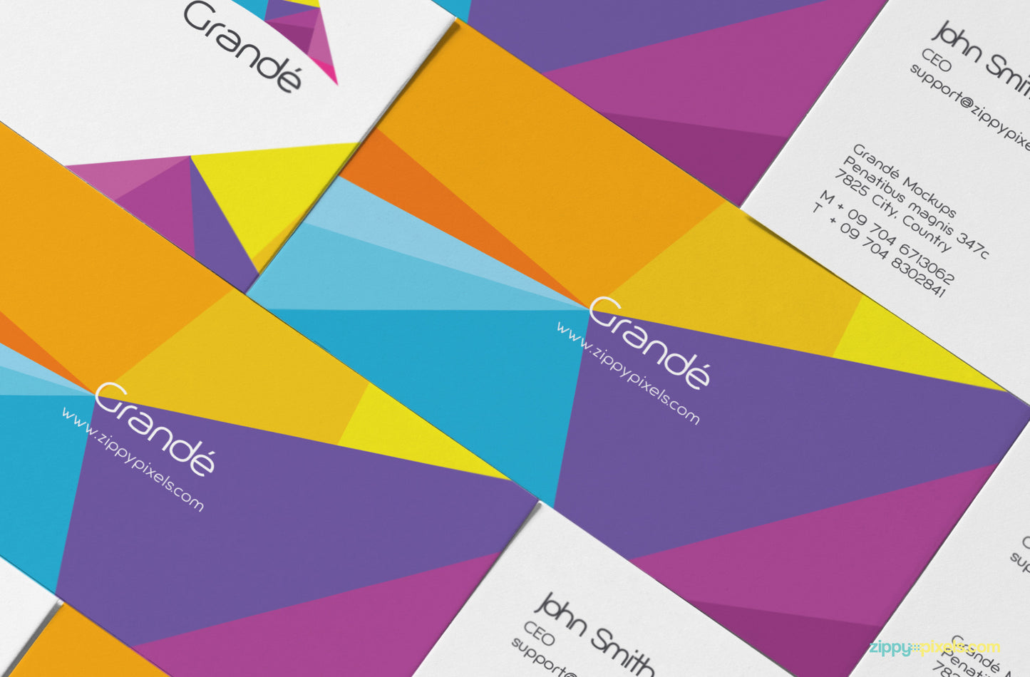 Free Stylish Personal Card Mockup