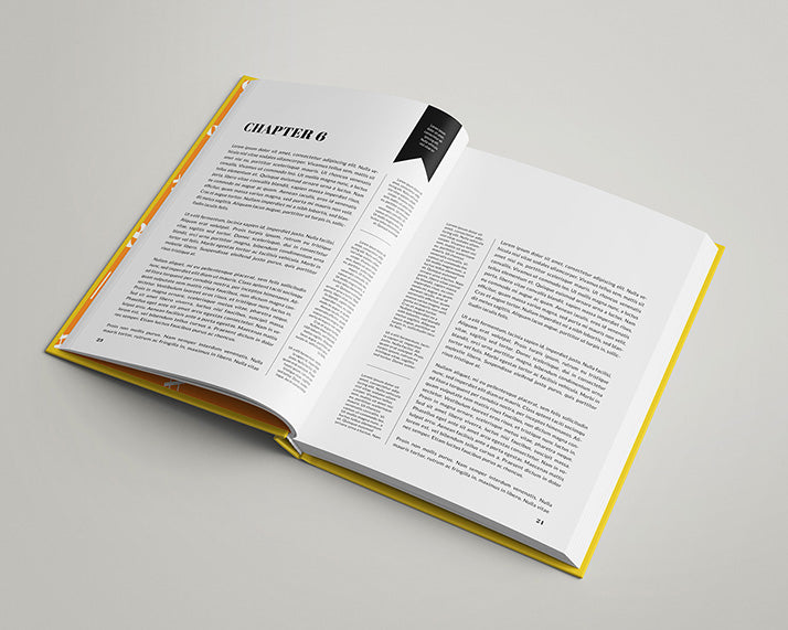 Free 7 Views of Realistic Modern Book Mockup