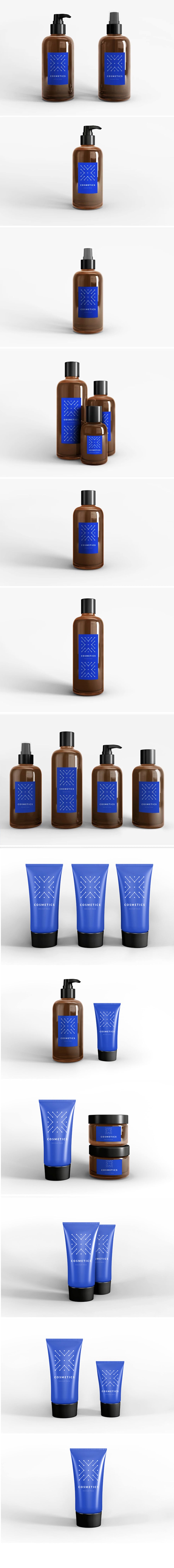 Free Huge Cosmetics Mockup Set