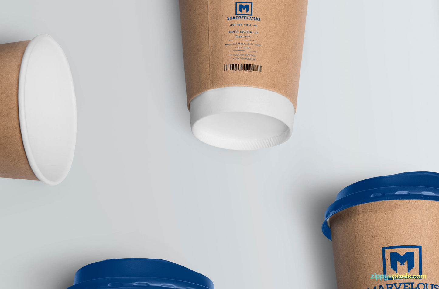 Free Awesome Coffee Cup Mockup