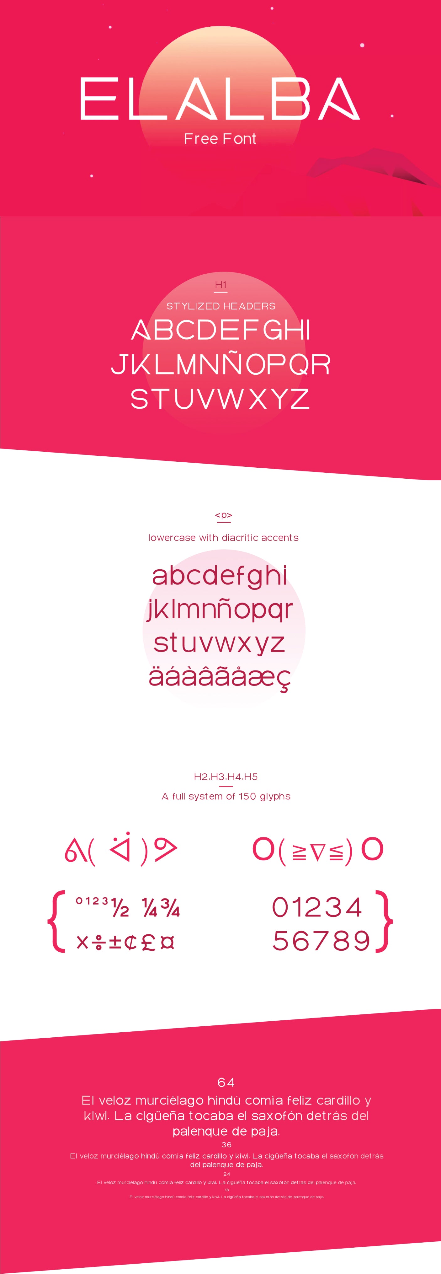 Free ELALBA - DISPLAY FONT