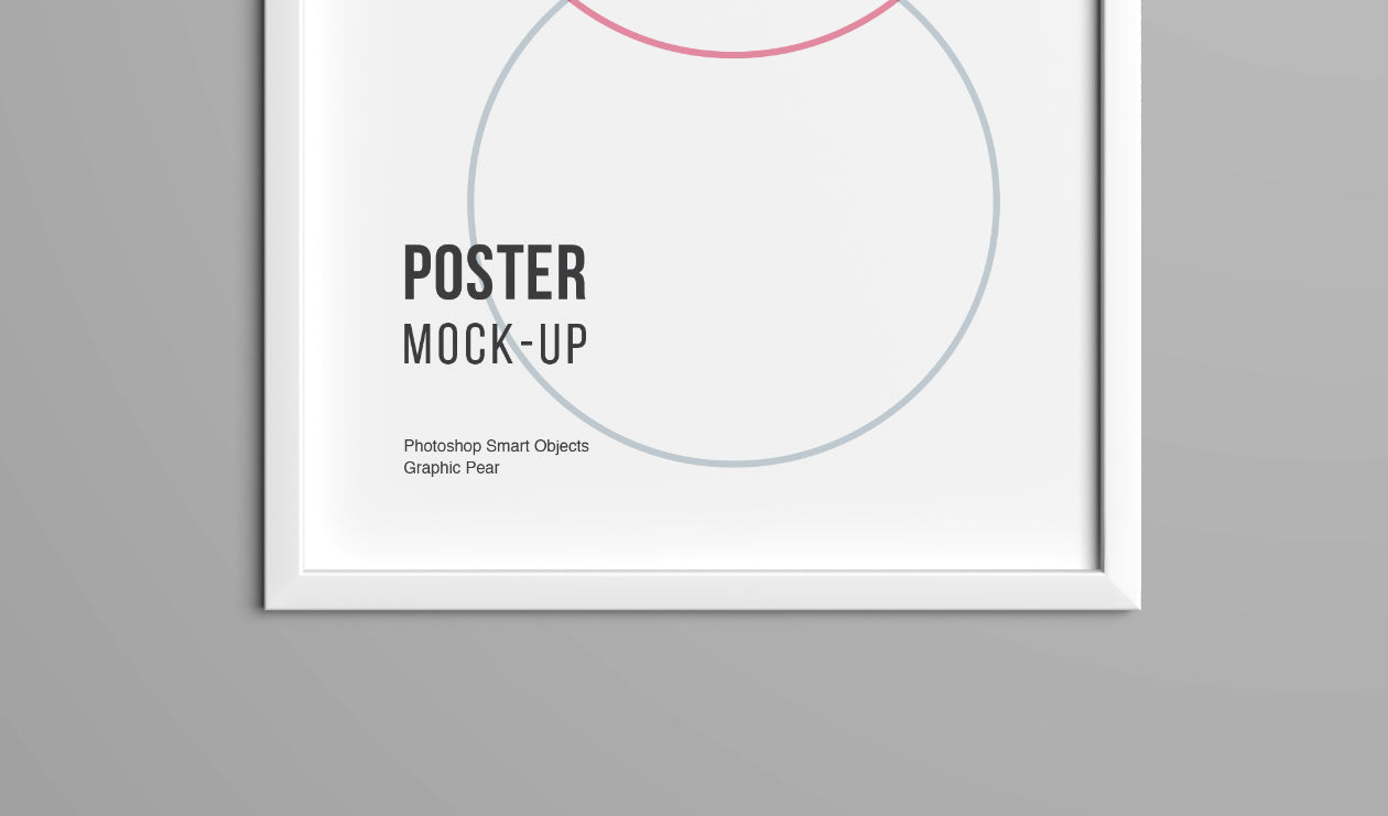 Free Minimal Poster Frame Mockup