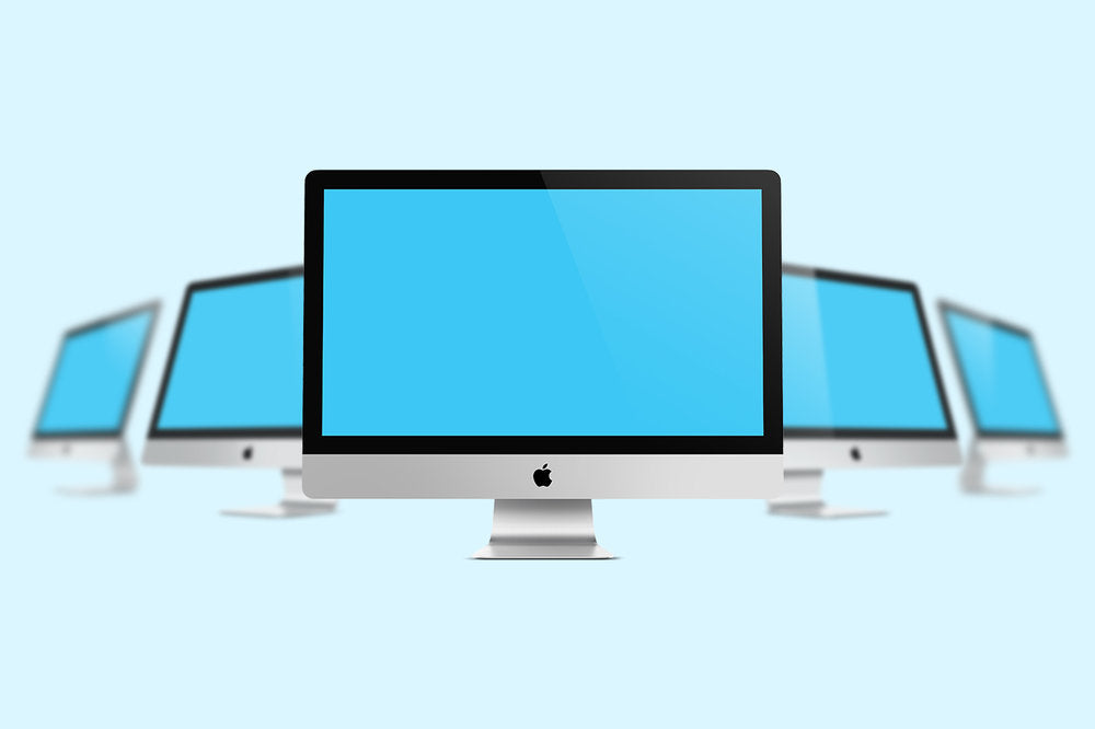 Free iMac Mockup Super Pack