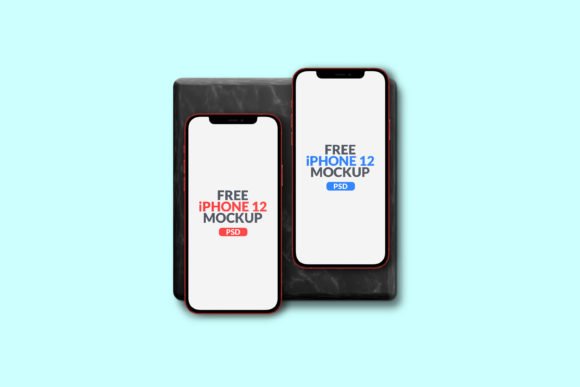 Free iPhone 12 Mockup PSD