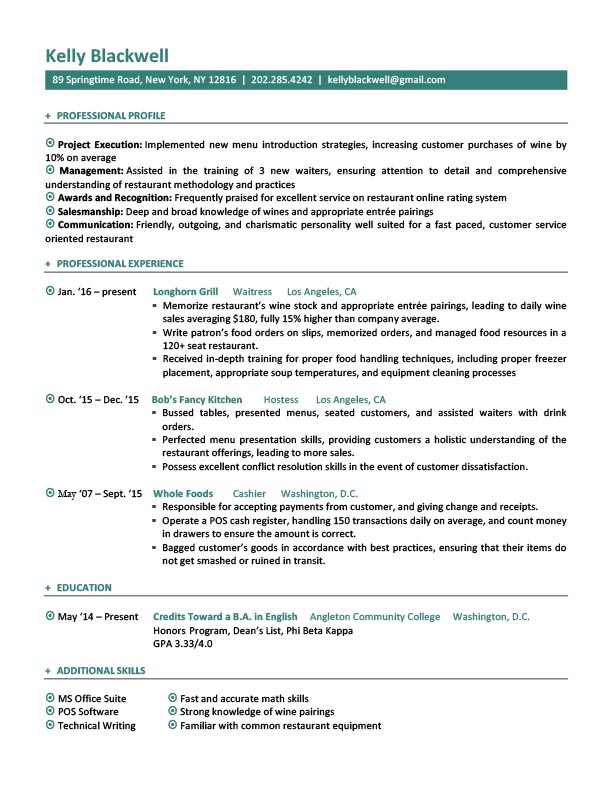 Free Job Hobber Career Resume Templates in Microsoft Word Format