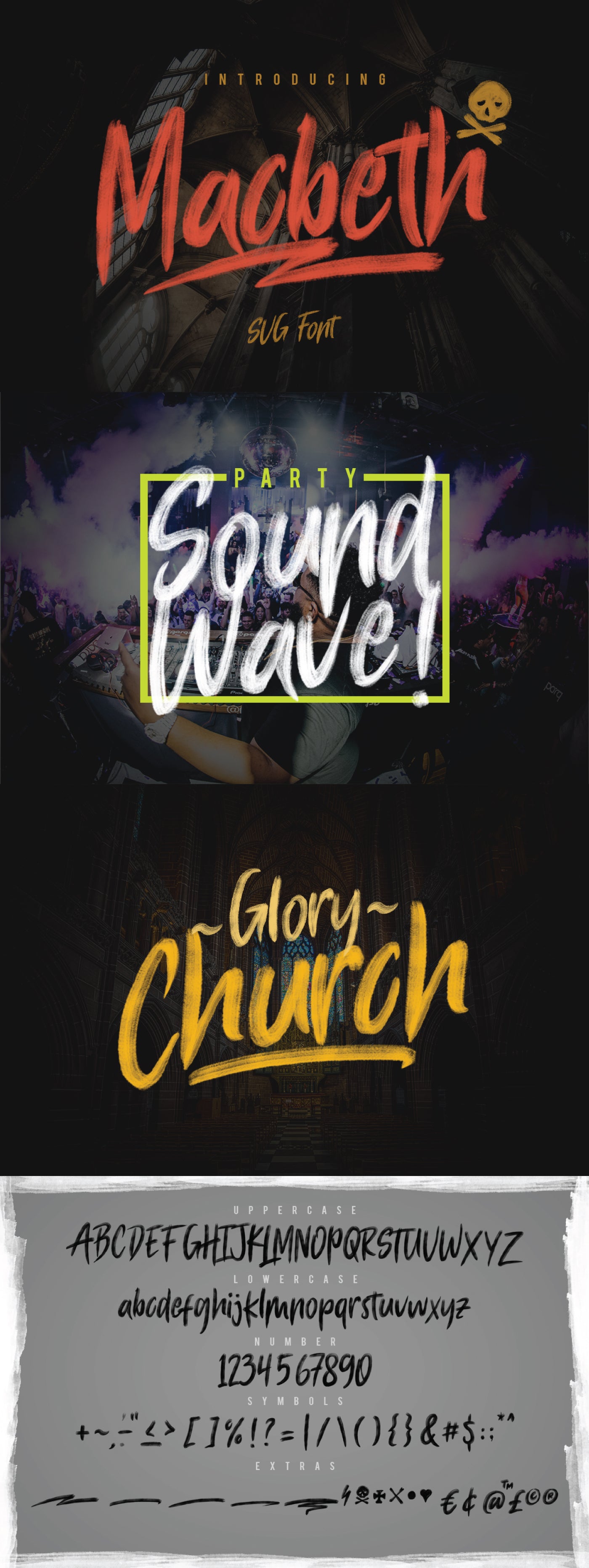 Free MACBETH - SVG FONT