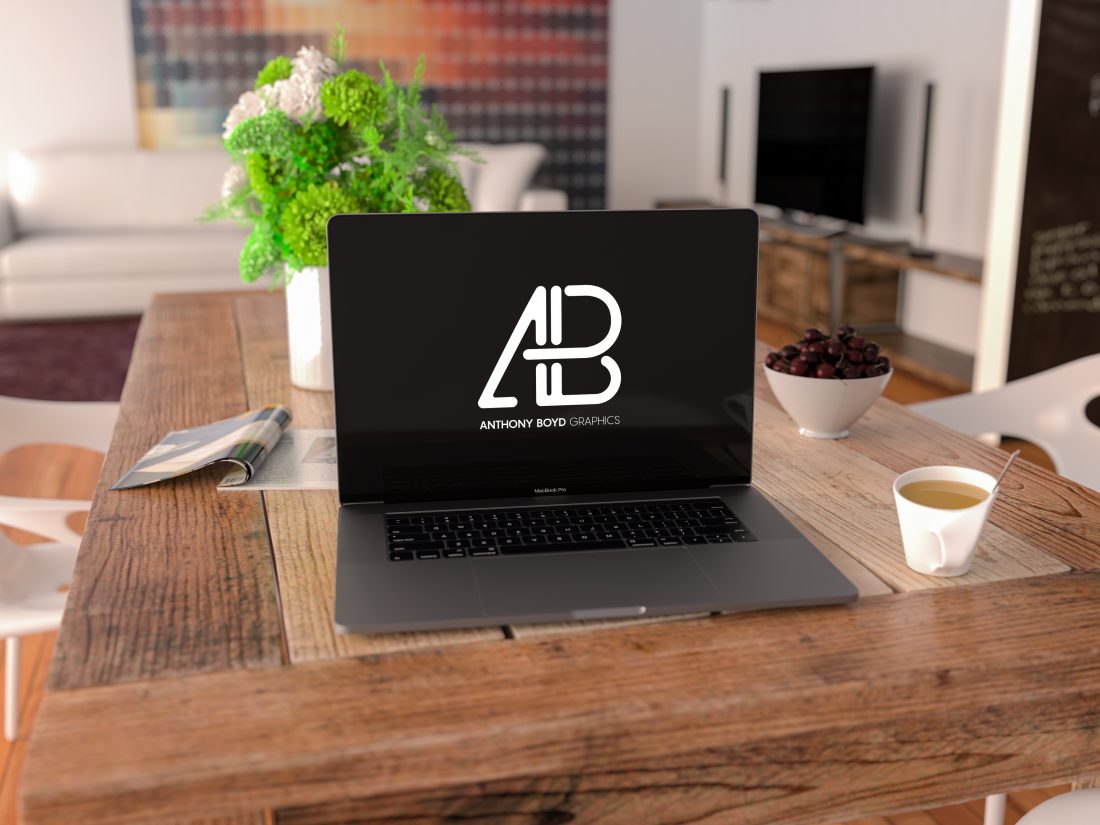 Free Macbook Pro 2016 Mockup PSD