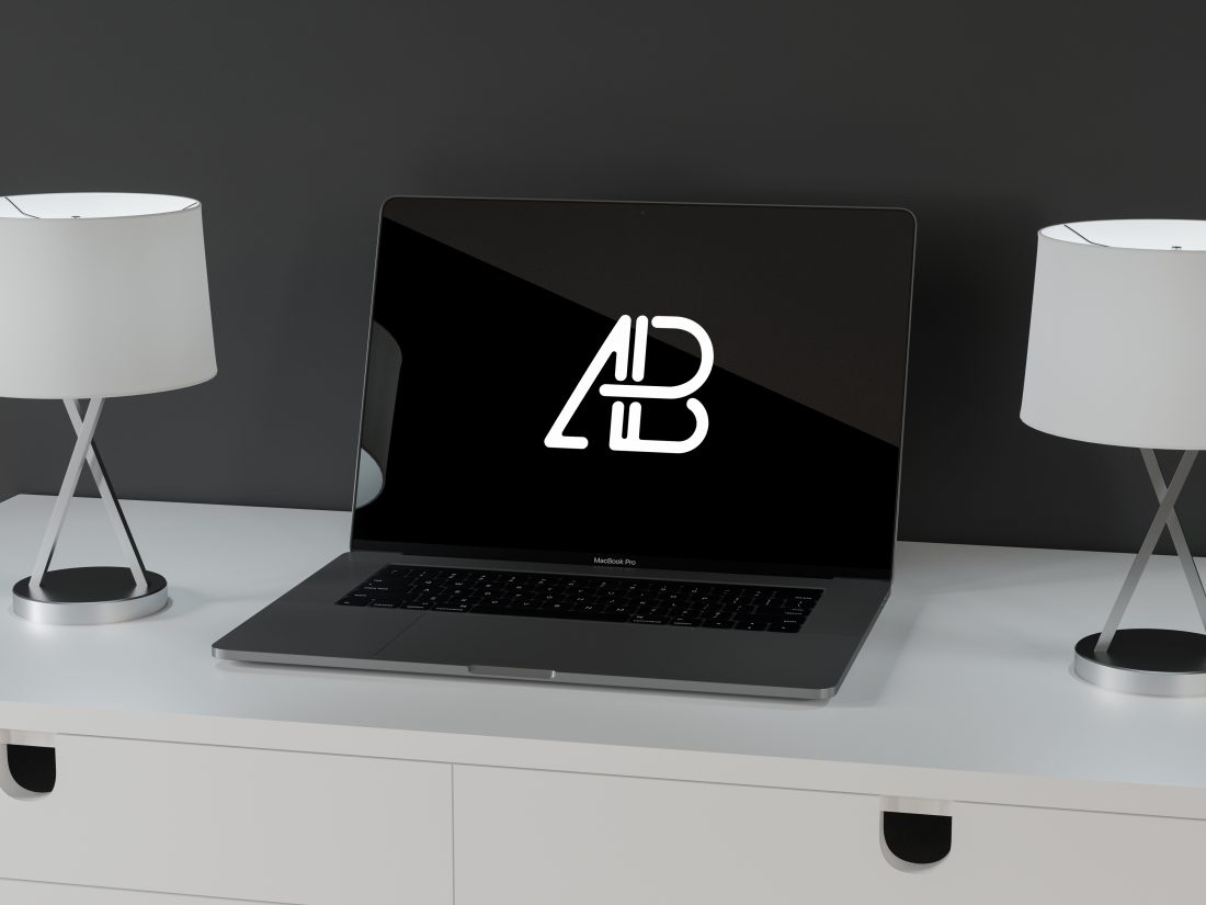 Free Modern Macbook Pro 2017 Mockup
