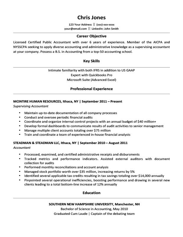 Free Basic Panther Resume Templates in Microsoft Word Format