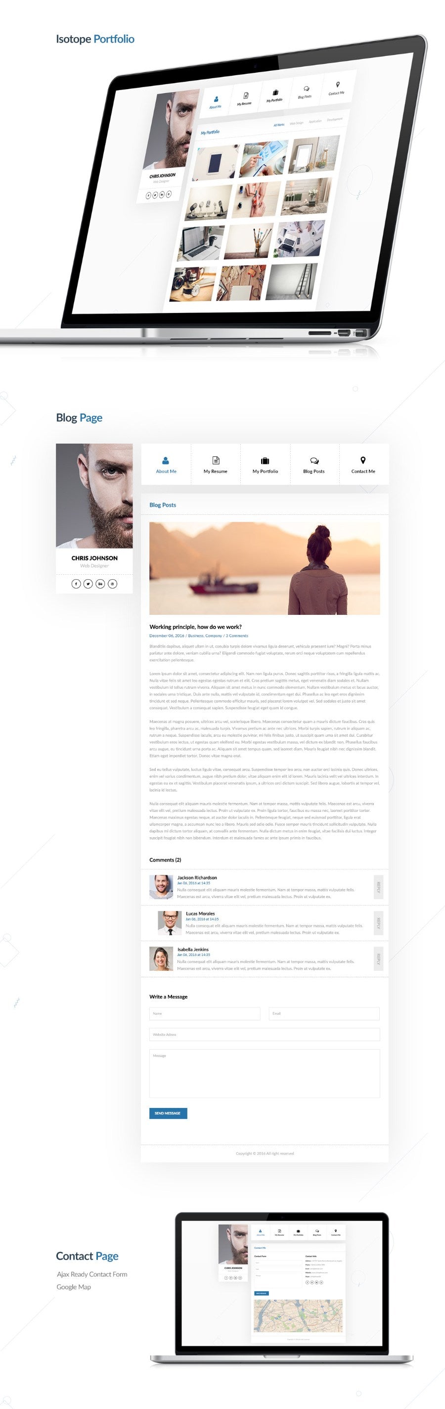 Free Photoshop (PSD) Format Personal Resume and CV