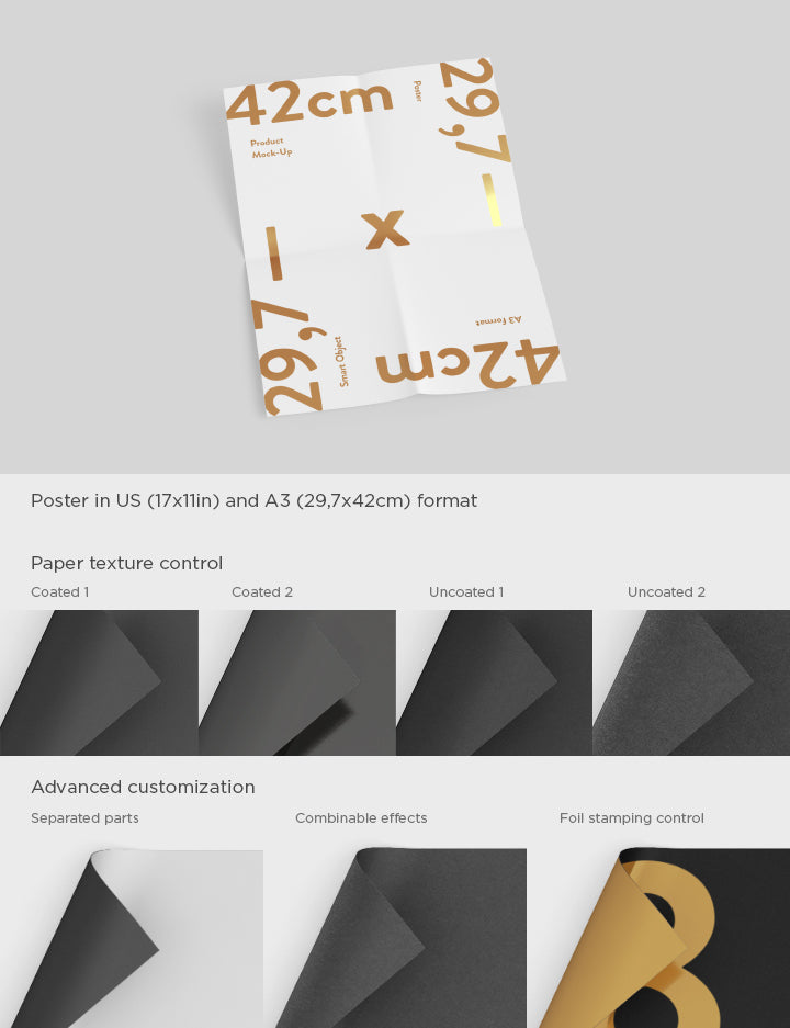 Free Poster US and A3 (Mockup)