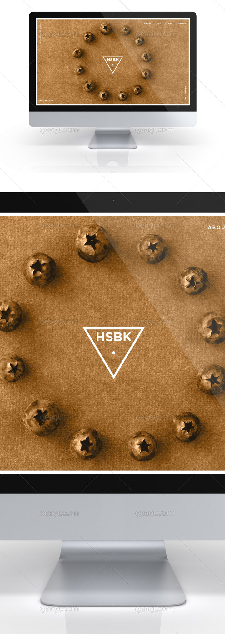 Free iMac Mockup with a High Resolution