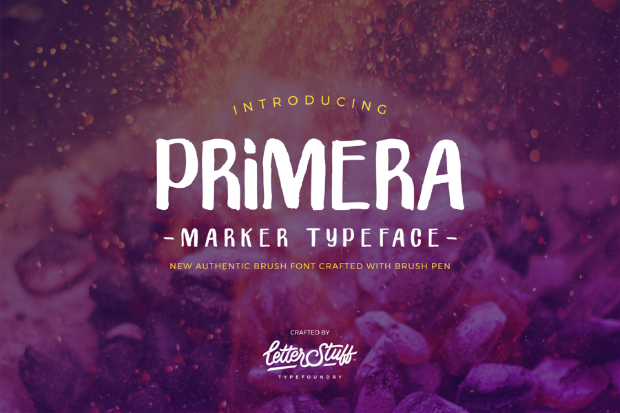 Free Primera Brush Typeface