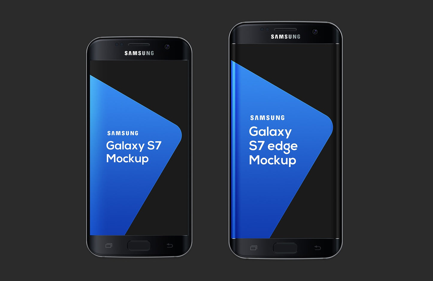 Free Samsung Galaxy S7 and S7 Edge (Mockup)