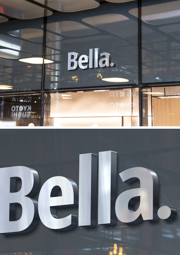 Free Shop Facade Business Logo MockUp