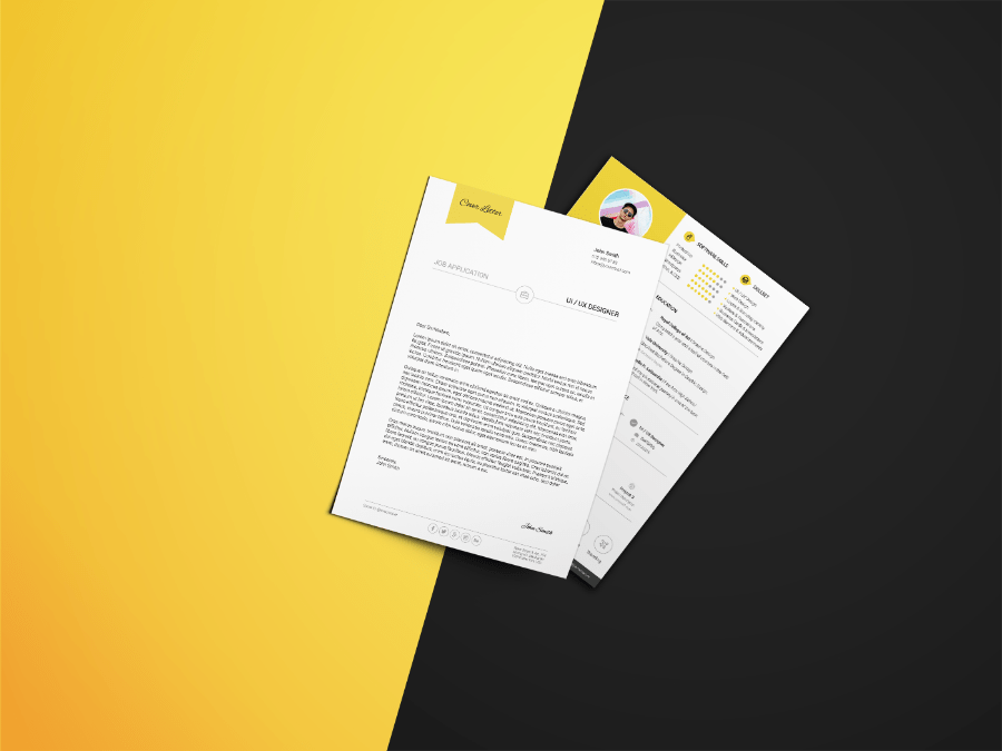 Free Perfect Balance CV Resume Template for Photoshop (PSD), Illustrator (AI) and Indesign Formats