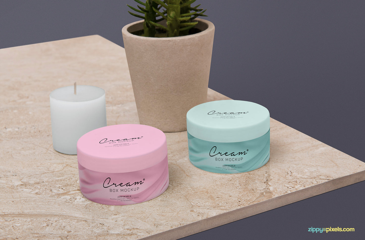 Free Amazing Cosmetic Jar Mockup