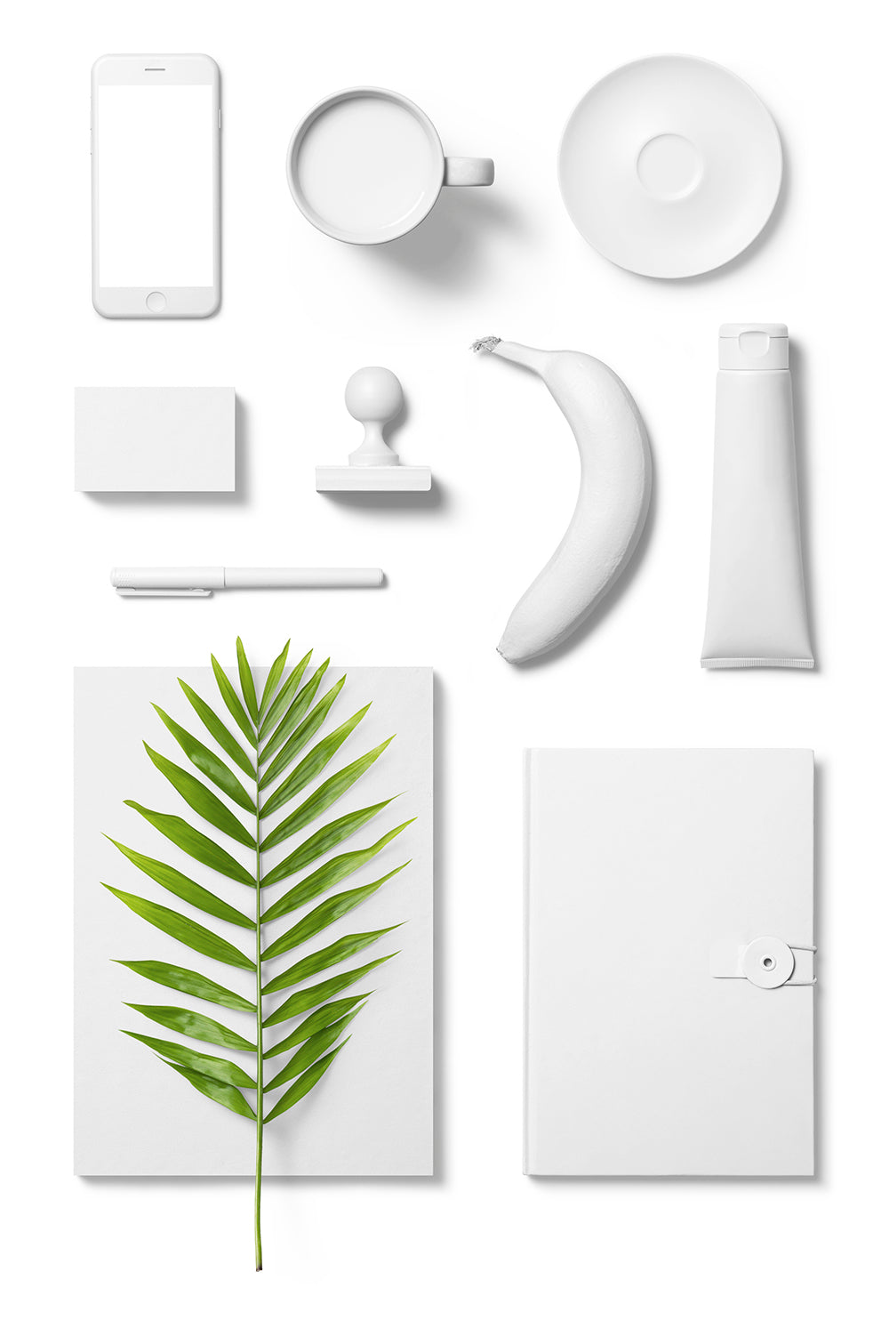 Free Unicolor Stationery Mockup Pack