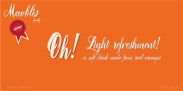 Free Mavblis - Persona Font