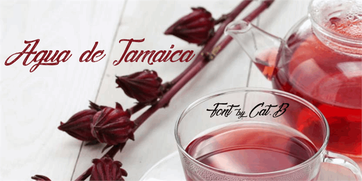 Free Agua de Jamaica Font