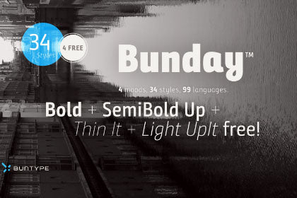 Free Bunday Sans Demo