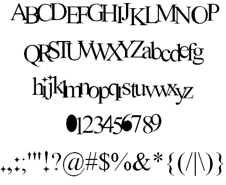 Free New Romantics Font