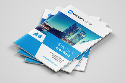 Free A4 Brochure Mockup