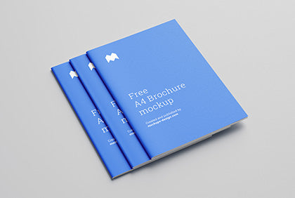 Free A4 Brochure Mockup