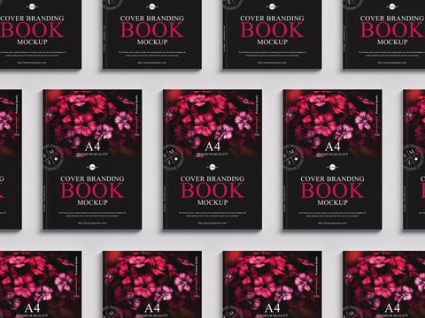 Free A4 Cover Branding Book Mockup