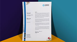 Free A4 Flyer / Letterhead Mockup Psd