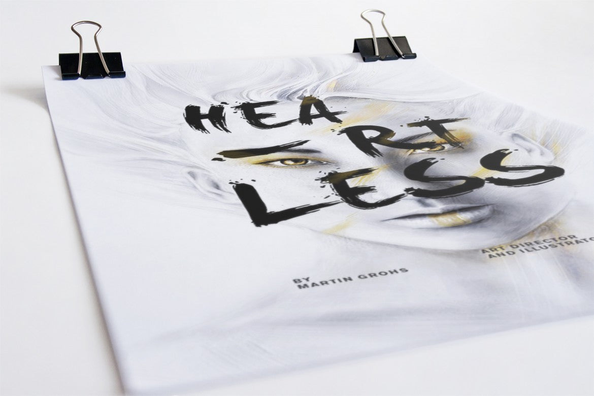 Free White and Clean A4 Letterhead Close-Up (Mockup)