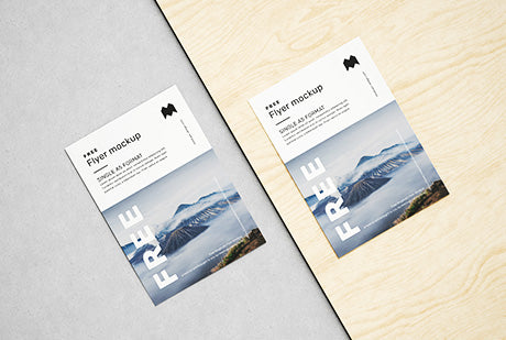 Free A5 Flyer Mockup