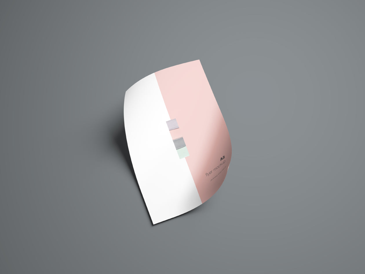 Free A5 Flyer Mockup