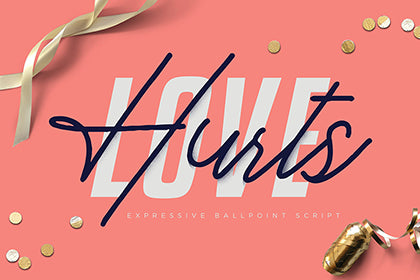 Free Love Hurts Script Font Demo