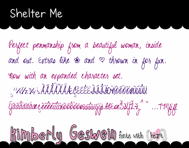 Free Shelter Me Font