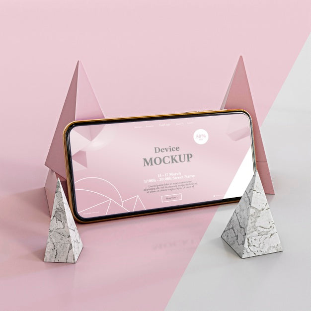 Free Abstract Stone And Mobile Psd