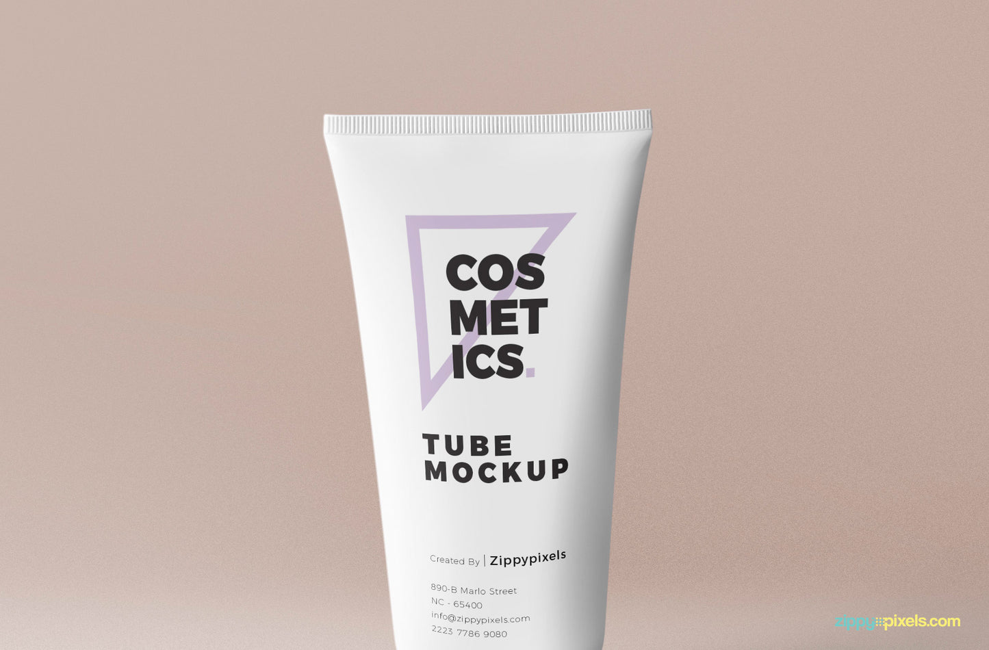 Free Customizable Tube Packaging Mockup